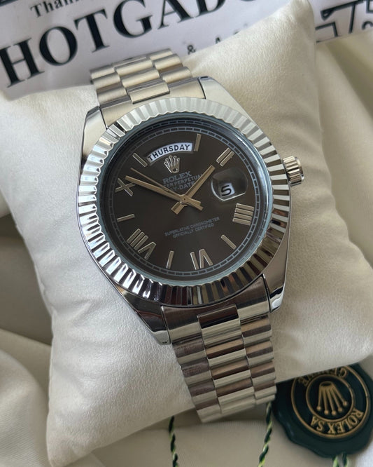 RLX Day-Date 40 – President Silver - Hotgadget