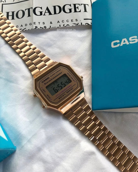 Vintage A168 Rose Gold (Digital Watch) - Hotgadget