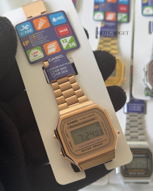 Vintage A168 Rose Gold (Digital Watch) - Hotgadget
