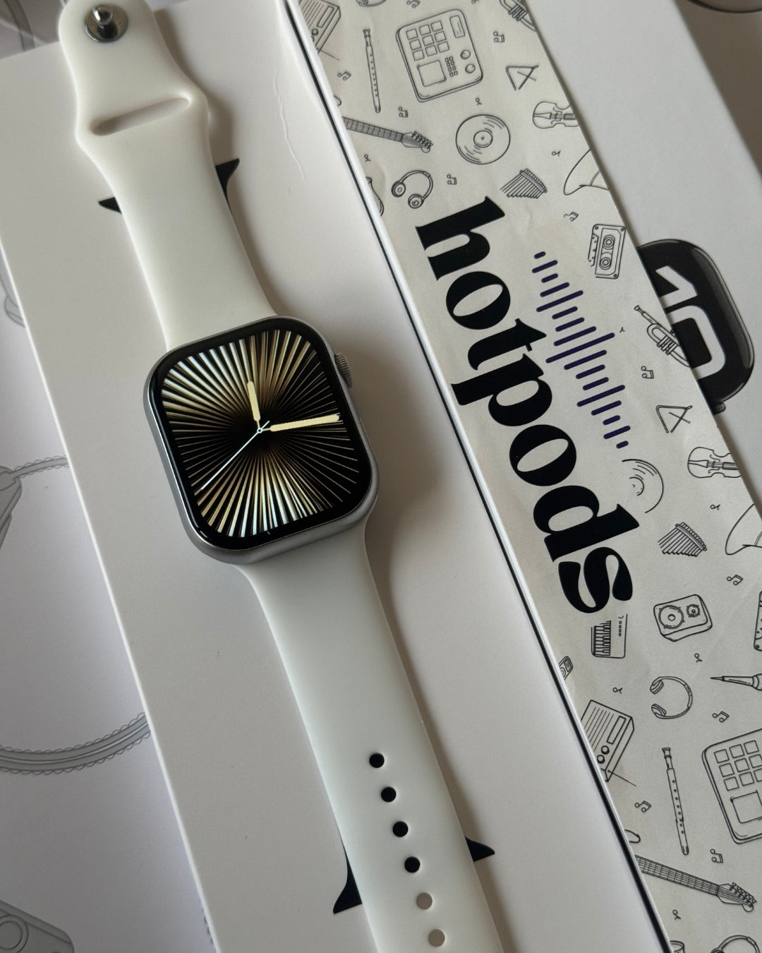 Hotpods Series 10 Edge Smart Watch Silver