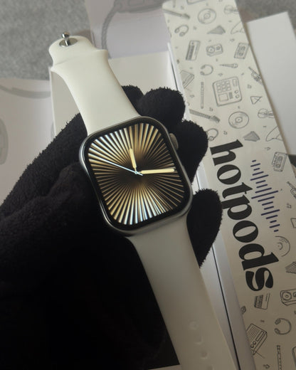 Hotpods Series 10 Edge Smart Watch Silver