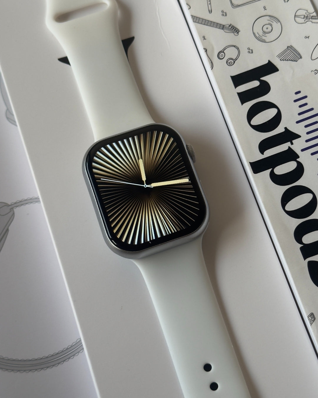 Hotpods Series 10 Edge Smart Watch Silver