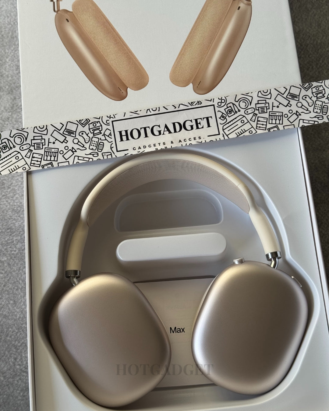 Hotgadget Hotpods Max Noise Control Over-Ear Headphones Starlight