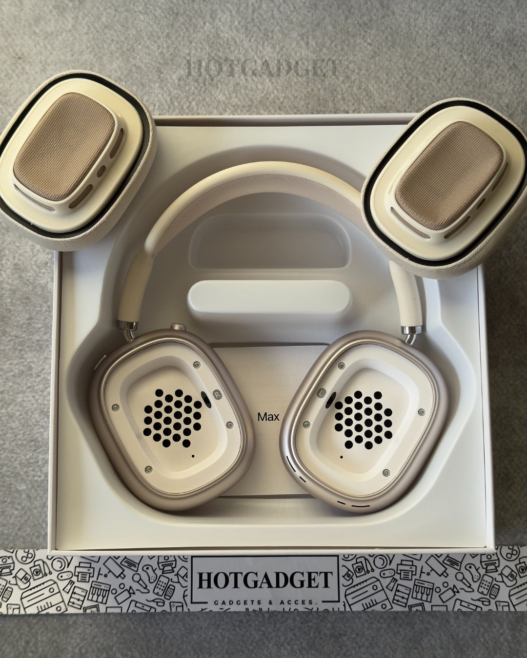 Hotgadget Hotpods Max Noise Control Over-Ear Headphones Starlight