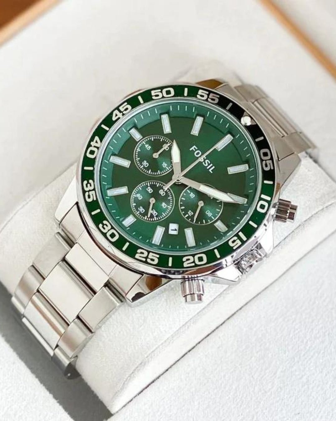 Fossil BQ2492I Green (Chronograph Watch) - Hotgadget