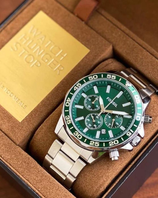 Fossil BQ2492I Green (Chronograph Watch) - Hotgadget
