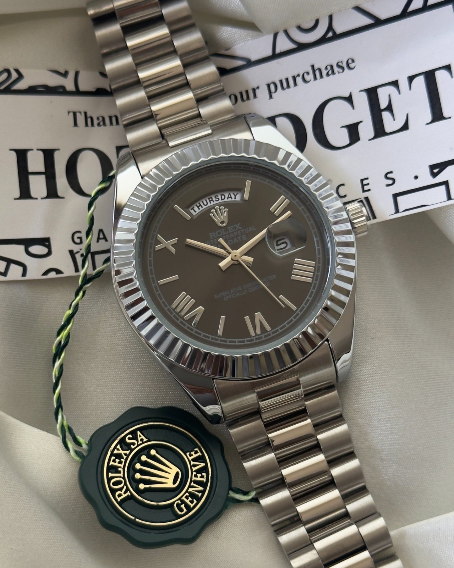 RLX Day-Date 40 – President Silver - Hotgadget
