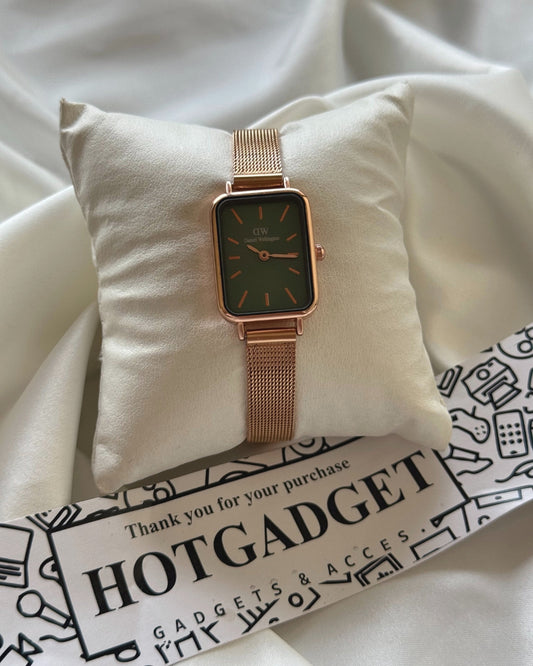 DW Quadro Green (Analog Watch)