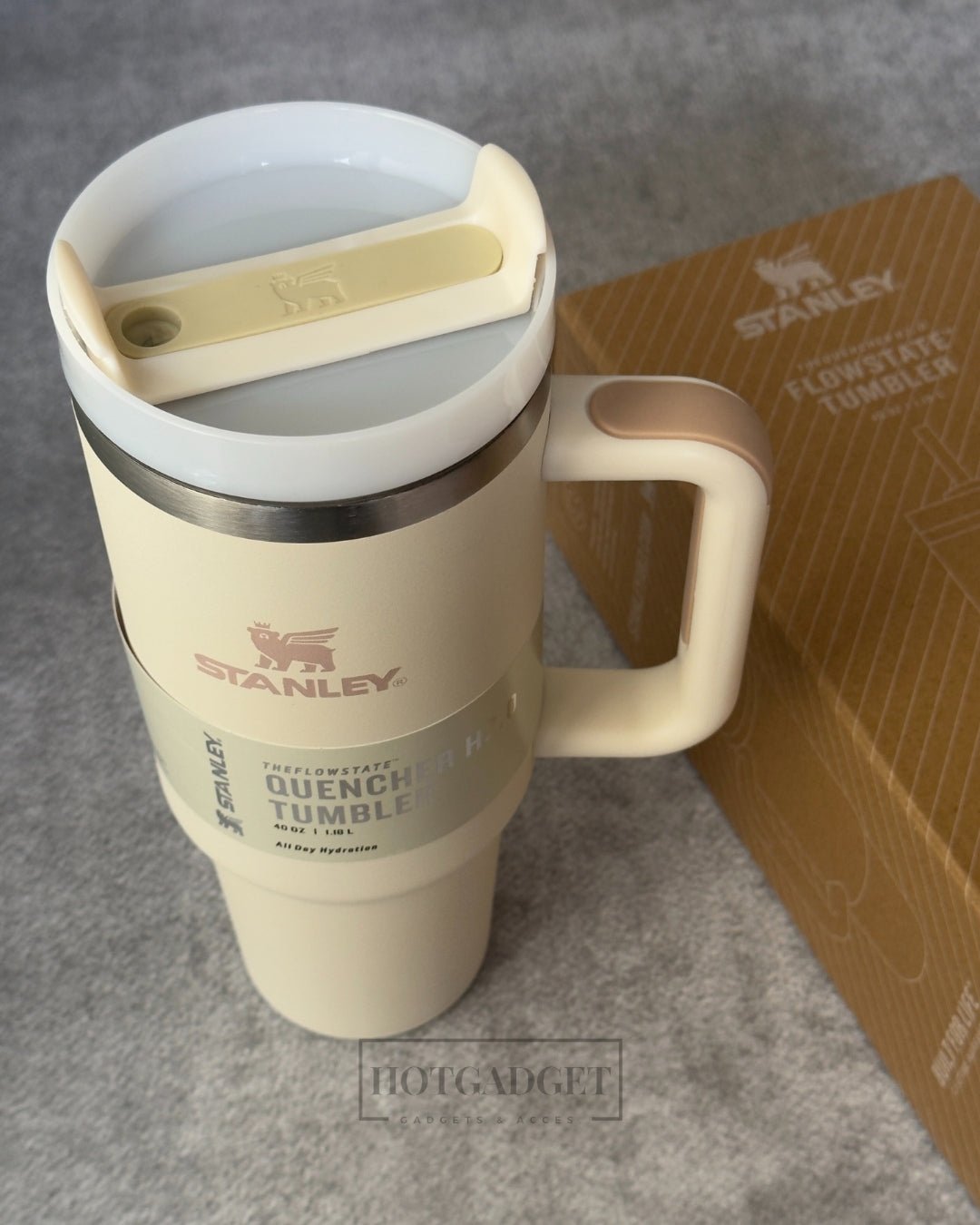 Stanley Quencher H2.0 Tumbler - Cream - Hotgadget
