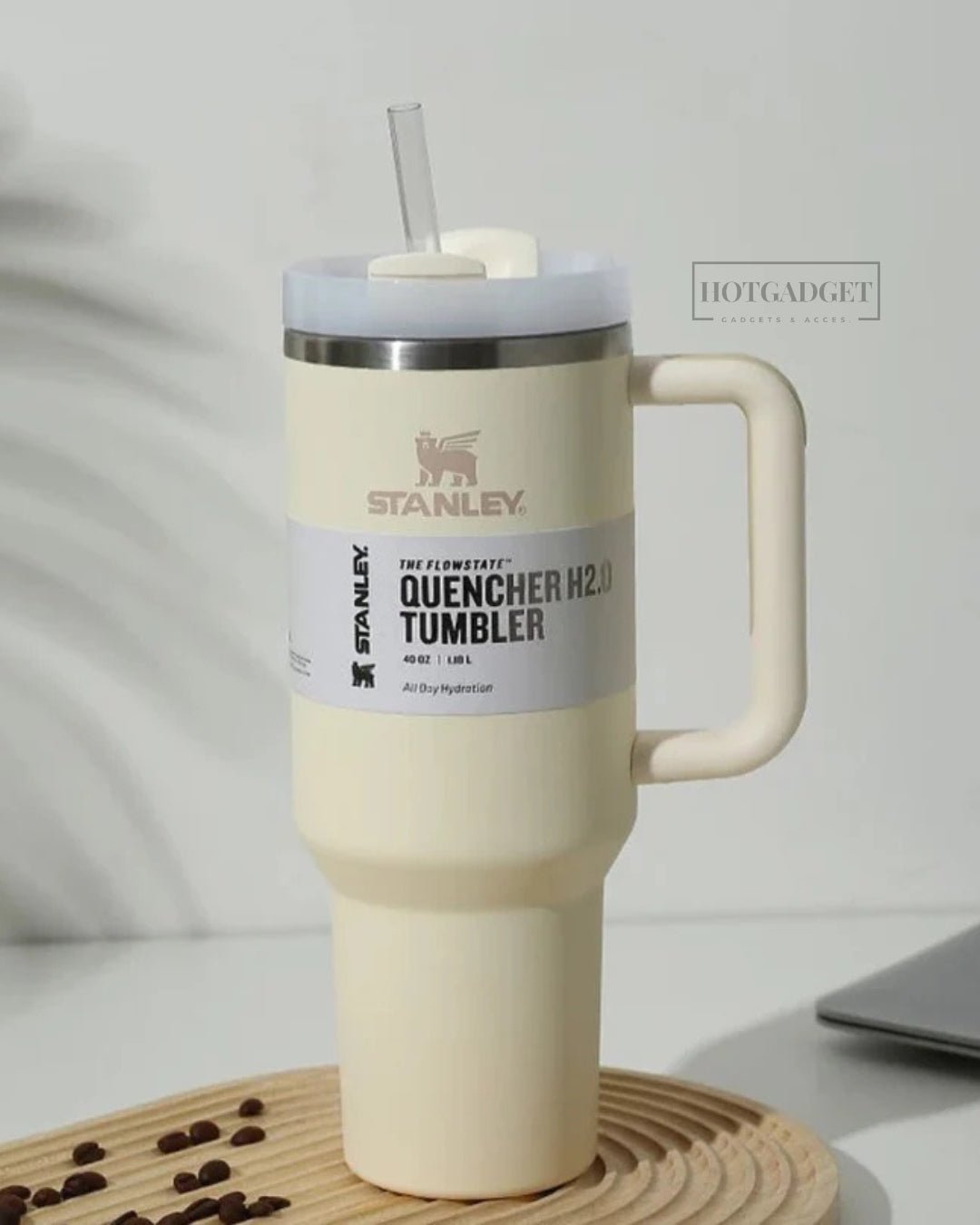 Stanley Quencher H2.0 Tumbler - Cream - Hotgadget
