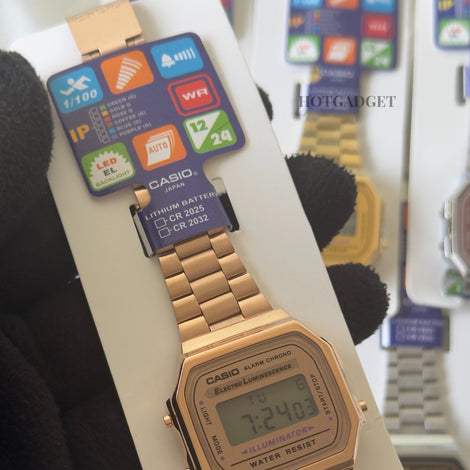 Vintage A168 Rose Gold (Digital Watch) - Hotgadget